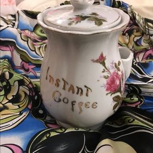 Vintage Japanese Instant Coffee Canister